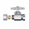 Thrifco Plumbing 17 Gauge 1-1/4 Inch x 1-1/4 Inch Chrome Plated Brass Tubular P-Trap 4402801 - alternate 2